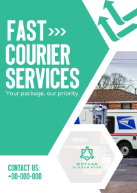 Fast & Reliable Delivery Flyer Image Preview