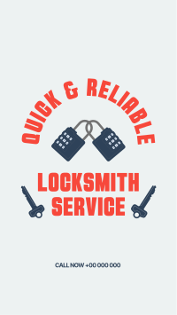 Locksmith Badge Facebook story Image Preview