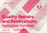 Quality Repairs Postcard Image Preview