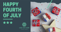 Happy Fourth of July Facebook Ad Design