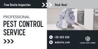 Professional Pest Control Twitter Post Image Preview
