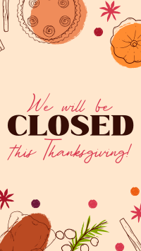 We're Closed this Thanksgiving Instagram Reel Preview