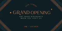 Art Deco Grand Opening Twitter post Image Preview