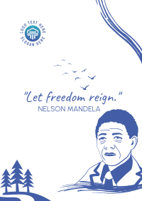 Nelson Mandela  Freedom Day Flyer Image Preview