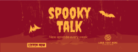 Spooky Talk Facebook Cover Design