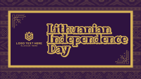 Folk Lithuanian Independence Day Animation Preview