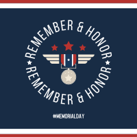 Honoring Our Heroes Linkedin Post Design