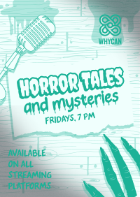 Rustic Horror Podcast Flyer Image Preview