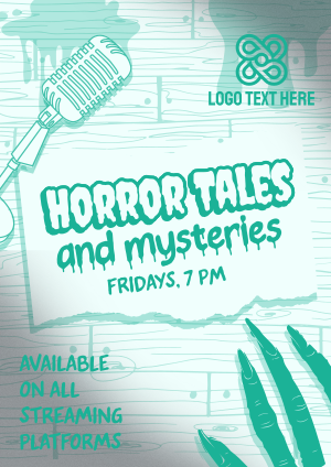 Rustic Horror Podcast Flyer Image Preview