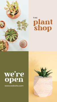 Plant Shop Opening Facebook story Image Preview