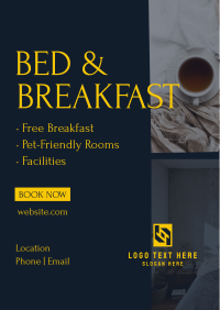 Bed and Breakfast Services Poster Design