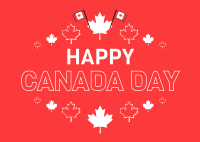 Canada Day Deals Postcard Image Preview