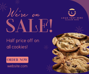 Baked Cookie Sale Facebook post Image Preview