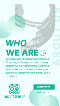 Corporate About Us Quote TikTok video Image Preview