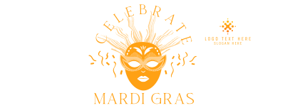 Masquerade Mardi Gras Facebook cover Image Preview