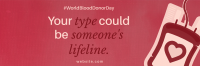 Life Blood Donation Twitter Header Image Preview