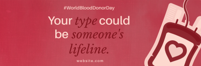 Life Blood Donation Twitter header (cover) Image Preview
