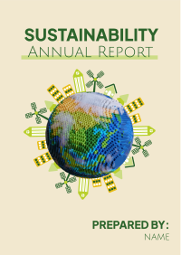 Sustainability Annual Report Flyer Image Preview