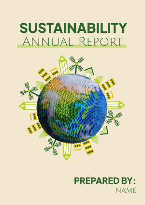 Sustainability Annual Report Flyer Image Preview
