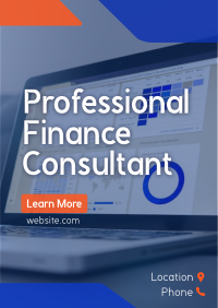 Professional Finance Consultant Flyer Design