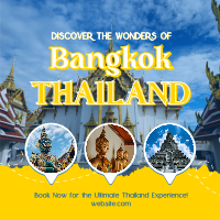 Thailand Travel Tour Instagram Post Design