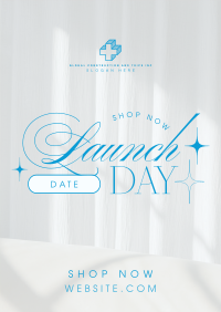 Sophisticated Launch Day Poster Image Preview