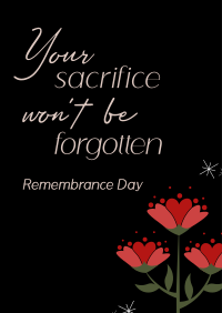 Unity in Remembering Poster Design