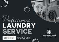 Convenient Laundry Service Postcard Image Preview