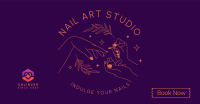 Nail Art Studio Facebook Ad Design