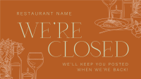 Luxurious Closed Restaurant Animation Image Preview