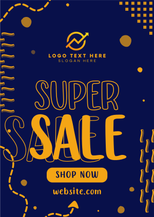 Quirky Super Sale Poster Image Preview