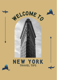 New York Travel  Flyer Design