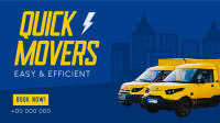 Quick Movers Facebook Event Cover Design