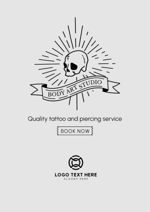 Tattoo and Piercing Flyer Image Preview
