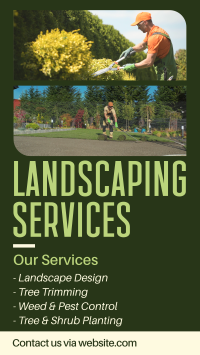 Landscaping Services Instagram Reel Preview