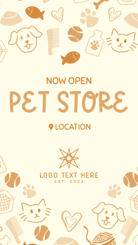 Pet Store Now Open Instagram Story Design