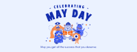 Celebrate May Day Facebook cover Image Preview
