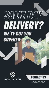 Courier Delivery Services Instagram Reel Image Preview