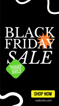 Black Friday Scribble Sale TikTok Video Design
