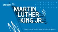 Honoring Martin Luther Facebook Event Cover Design