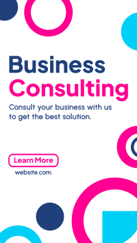 Abstract and Shapes Business Consult Facebook story Image Preview