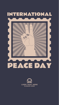 Peace Day Stamp Instagram story Image Preview