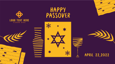 Passover Day Haggadah Facebook event cover Image Preview