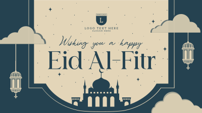 Mosque Eid Al Fitr Facebook event cover Image Preview
