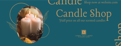 Candle Discount Facebook cover Image Preview