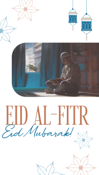 Eid Al Fitr Mubarak TikTok video Image Preview