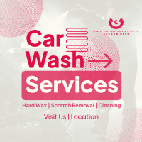 Unique Car Wash Service Instagram Post Design