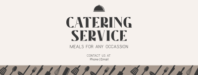Food Catering Business Facebook cover Image Preview