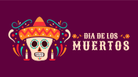 Mexican Skull Facebook Event Cover Design