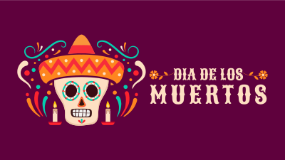 Mexican Skull Facebook event cover Image Preview